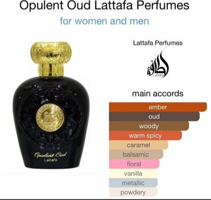 Opulent Oud 100ml Eau De Parfum Lattafa